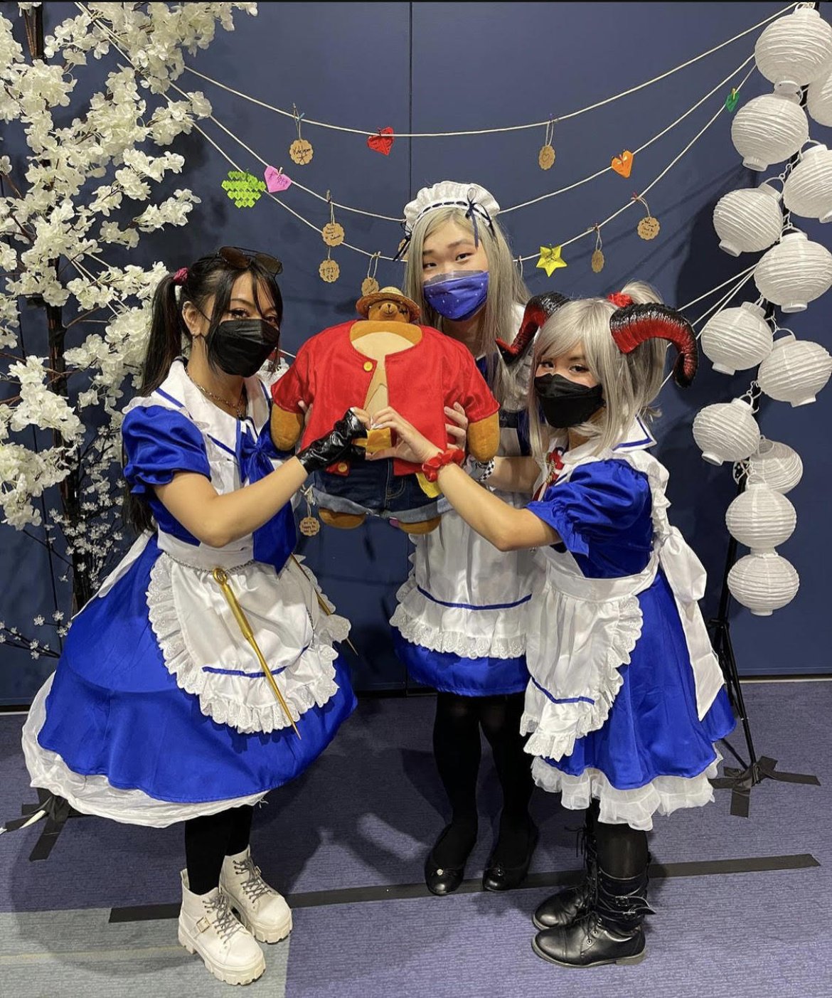 Otakon Maid Cafe Maids and Butlers